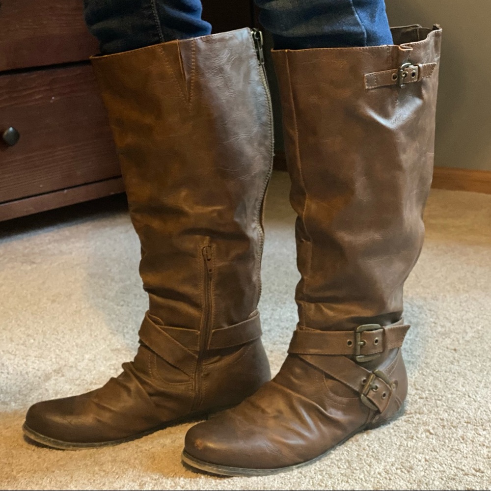 Carlos by Carlos Santana Fashion Boots Size 10 Wide Calf